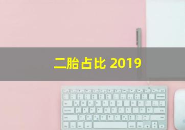 二胎占比 2019